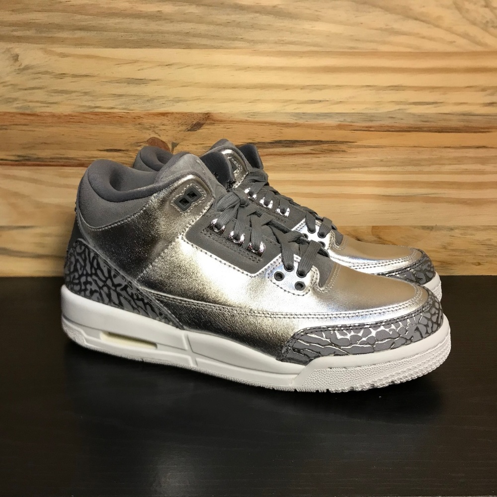 New Nike Air Jordan 3 Retro Premium Metallic - Picture 2 of 8